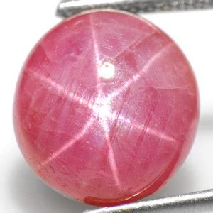 5.54-Carat Dark Pink Round 6-Ray Star Ruby from Burma :: $831 USD ...