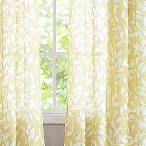 Buy Krisha Creation VN Hub White Yellow Curtains for Living Room 108 ...