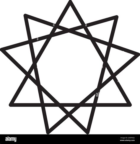 Nine pointed star hi-res stock photography and images - Alamy