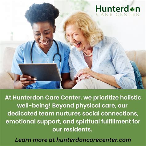 Hunterdon Care Center on LinkedIn: #holisticcare # ...