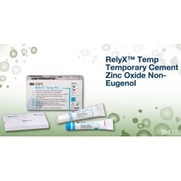 3M RelyX TempNE Temp Cement Non Eugenol Zinc Oxide - Dentalmart