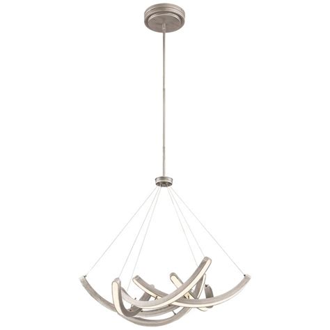 George Kovacs Swing Time Brushed Silver Modern/Contemporary Sputnik LED ...