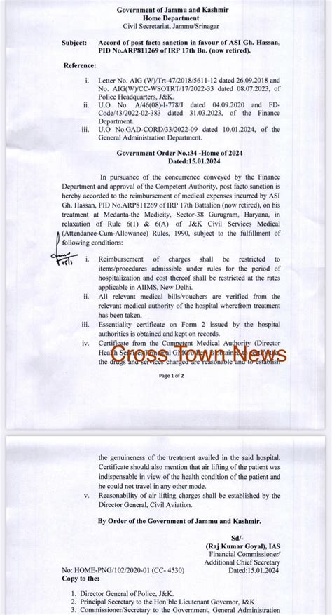 Welcome Step: ACS Home accords post facto sanction in favour of retired ...