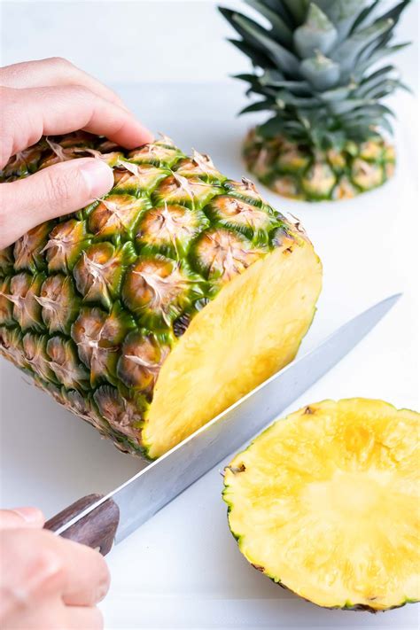 How to Cut Pineapple (The Easy Way!) - Evolving Table | Recipe | Cut pineapple, Pineapple, Fresh ...