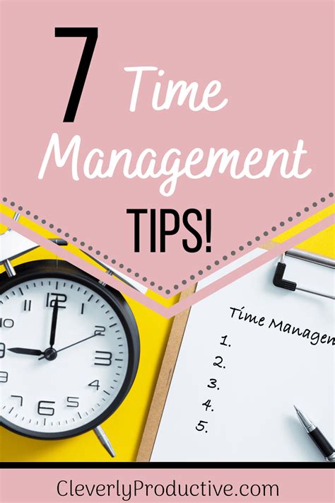 Time Management Tips 的图像结果