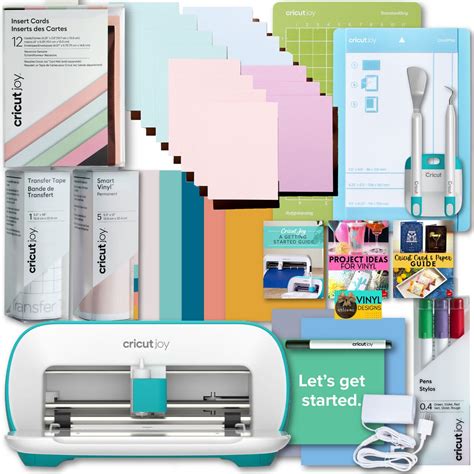 Cricut Joy Machine with Insert Cards and Smart Vinyl Bundle for ...