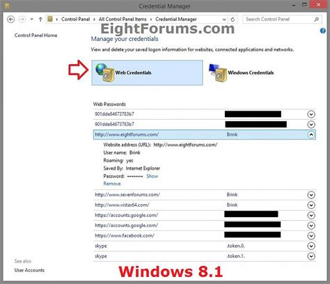 Image result for How to Use Credential Manager