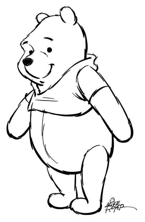 Winnie The Pooh Drawing Pic - Drawing Skill