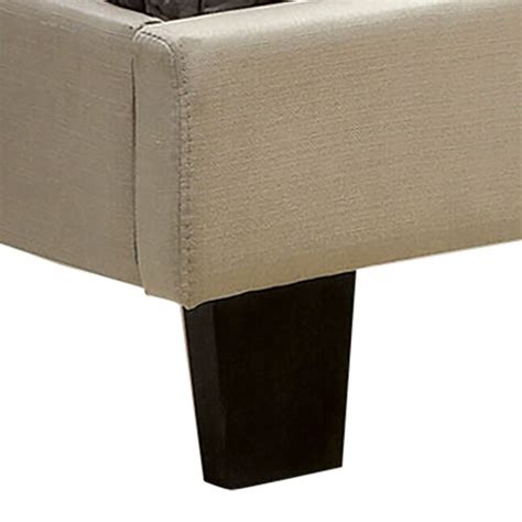 Furniture of America Suerat Ivory King Wood Platform Bed in the Beds ...