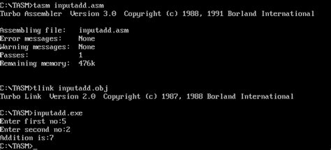 Image result for Assembly Language Programming to Add Two Numbers On 8086