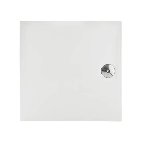 Cadita dus patrata West Anya, acril, alb, 80 x 80 x 5 cm | Dedeman