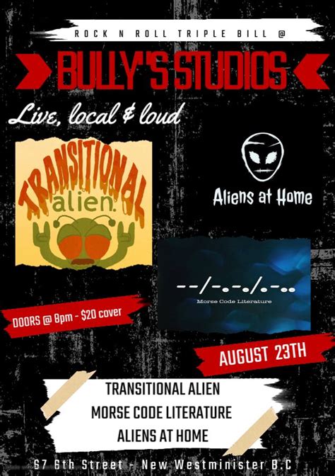 Bullys Presents: Transitional alien - Morse Code Literature - Aliens At ...