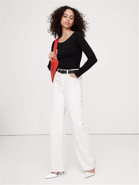 Refined Scoop-Neck T-Shirt | Banana Republic