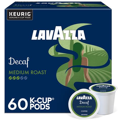 Lavazza Decaf Classico Coffee, Medium Roast, Keurig K-Cup Pods, 60 ...