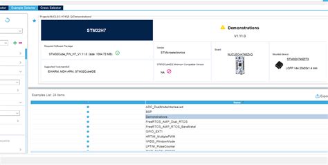Stm32cubeide Example 的图像结果