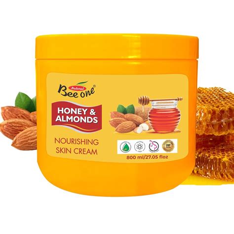 BEE ONE Almond Massage Cream 800 ml Skin Brightening Moisturizing Day ...