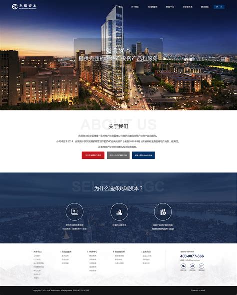 几个企业网站-首页设计模板|网页|其他网页|王小宝194 - 原创作品 - 站酷 (ZCOOL)