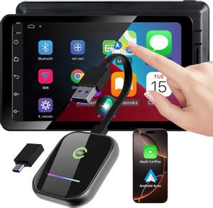 Exblack 2 in 1 Wireless Carplay & Android Auto Adapter Car Stereo Price ...