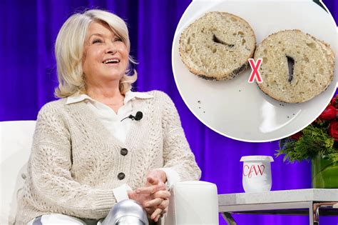 Martha Stewart upsets bagel purists with her 'unhinged' approach to ...