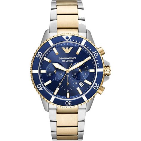 Emporio Armani Diver Blue Dial Men 43mm