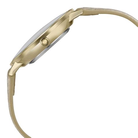 Buy Online Sonata Poze Quartz Analog Golden Dial Leather Strap Watch ...