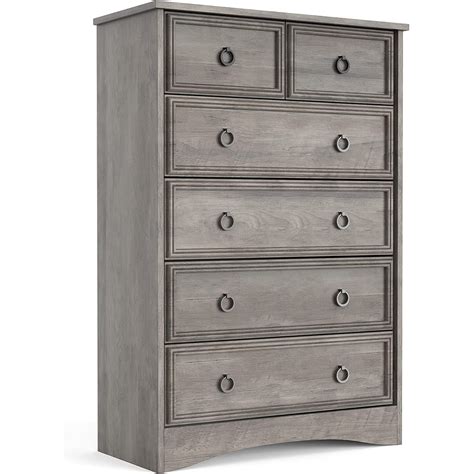 Modern 6 Drawer Dresser, Dressers for Bedroom – LGHM