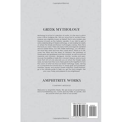 Greek Mythology: An Introduction to Greek Gods and | Ubuy India