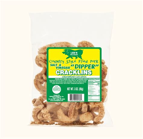 Salt & Vinegar Fried Pork Cracklin Dippers | Lee's - PorkRinds.com