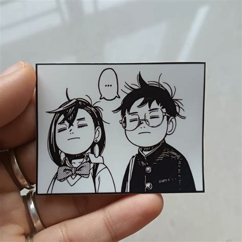 Momo and Okarun basic sticker – Dipped in Doodles