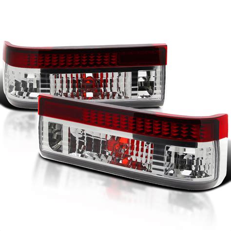 Buy Spec-D Tuning Red Clear Lens Tail Lights Compatible with 1983-1987 ...