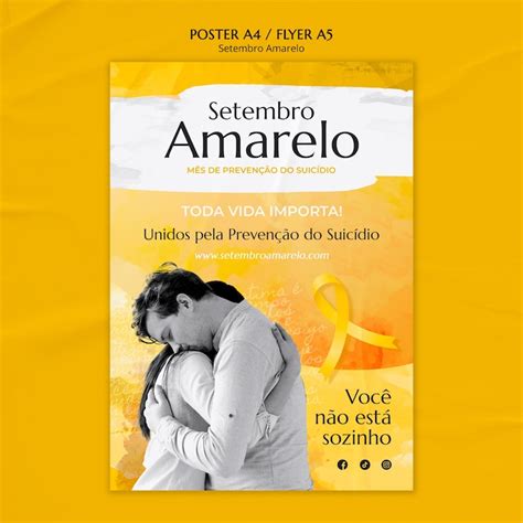 Cartaz Setembro Amarelo Imagens – Download Grátis no Freepik