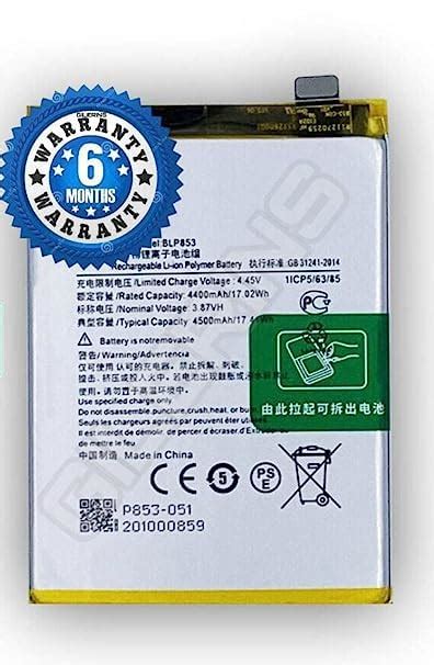 Original BLP853 Battery for Oppo Reno 4 4g 5 pro+ Reno 5 lite Reno 6 ...