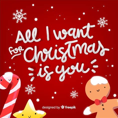 Beautiful christmas lettering design | Free Vector