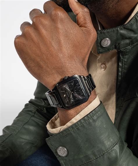 GUESS Mens Black Multi-function Watch-GW0631G2