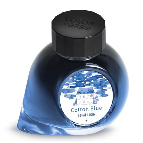 Colorverse | Project Series | Fountain Pen Ink | Cotton Blue | 65ml ...