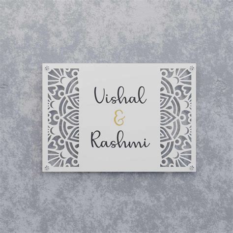 Justajoo Steel Name Plate – Housenama