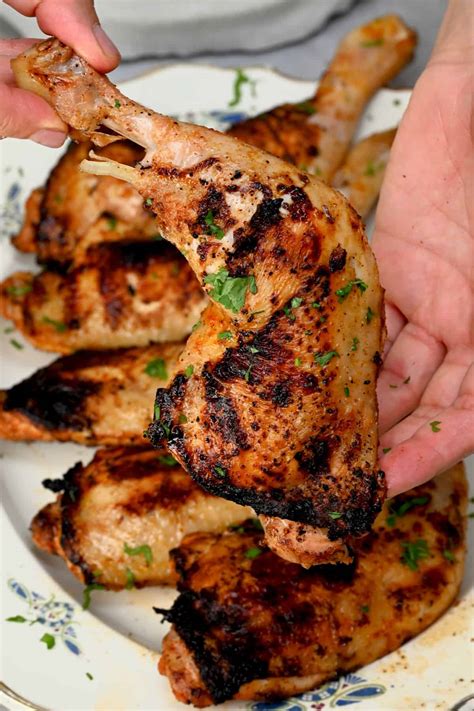 Perfect Grilled Chicken Quarters - Alphafoodie