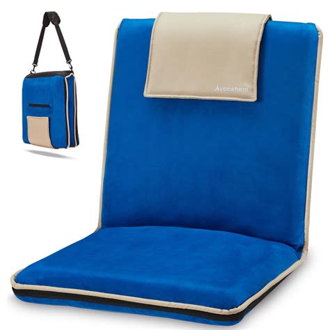 Besunbar Folding Meditation Floor Chair with Back Support for Adults ...