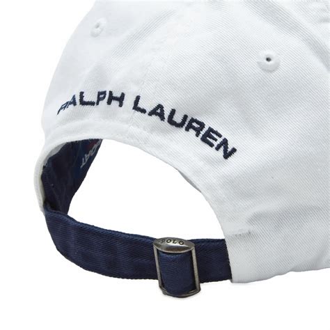 Polo Ralph Lauren Men's Polo Sport Cap in Pure White Polo Ralph Lauren