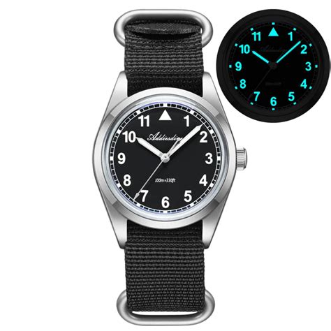 ADDIESDIVE 36mm VH31 Retro Pilot Field Watch AD2079 – DREAM WATCHES