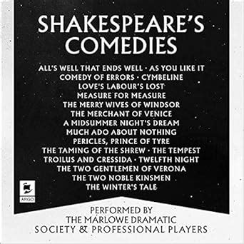 Buy Shakespeare Comedies: Featuring All of William Shakespeare’s ...