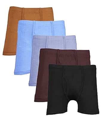 Buy Dollar Boy's Cotton Commando Junior Trunks (60 Cms) - Pack of 5 at ...
