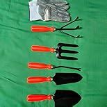 Kraft Seeds by 10CLUB Tool Kit for Garden -7 Pcs (Cultivator, Hand Fork ...