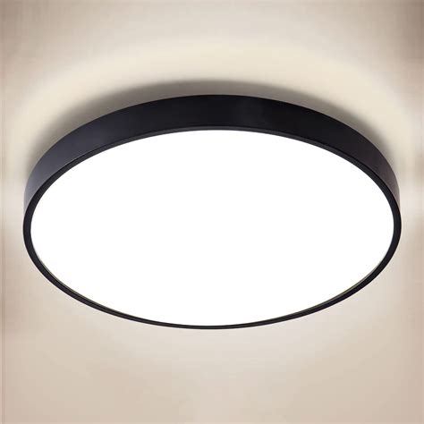 Flush Mount LED Ceiling Light, 24W 2400lm, Waterproof IP65, Round ...