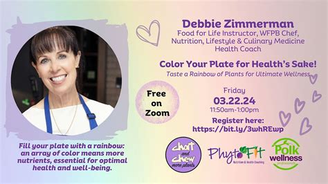 Color Your Plate for Health’s Sake!, March 22 2024 | Online Event ...