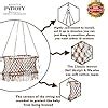 Patiofy Premium Brown Silk Baby Cradle/Hanging Crib Hammock Swing Sleep ...