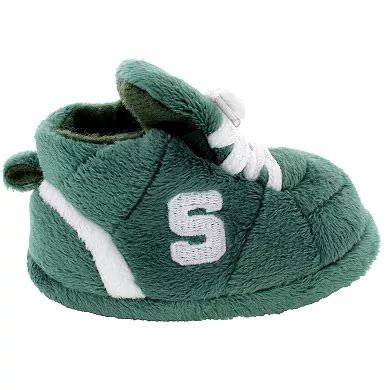 Michigan State Spartans Cute Sneaker Baby Slippers