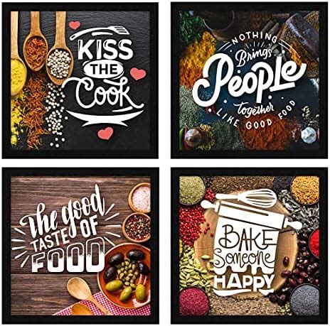 Art Street Set Of 5 Wall Photo Frame/Art Prints For Dinning Table ...