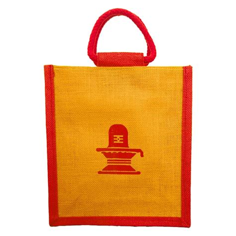 Pooja Bags for Temple | God Shiva Printed Bag | Jute Return Gifts ...