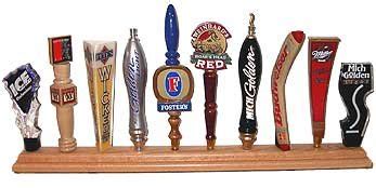 10 Place Tap Handle Display Stand Rack, Dark Walnut : Amazon.in: Home ...